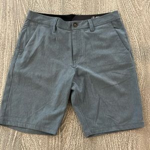 Men’s volcom size 32 hybrid shorts chambray very good used condition